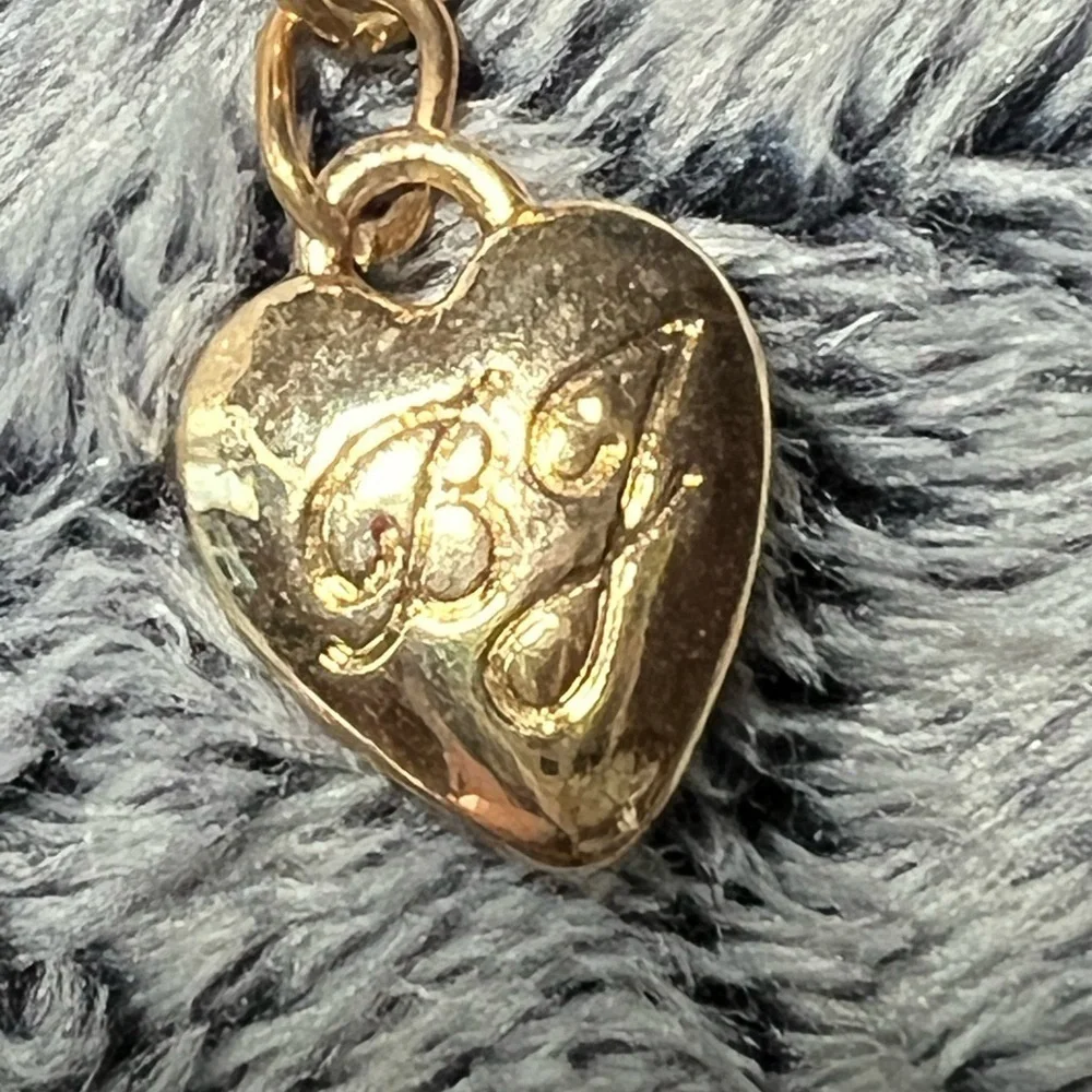 Betsey Johnson Rhinestone Rose Heart Necklace